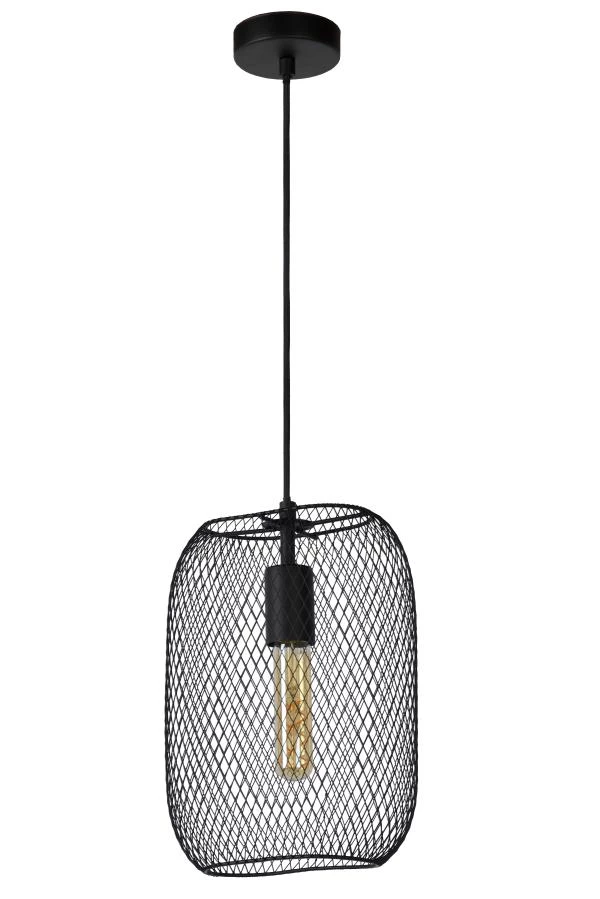 Lucide MESH - Hanglamp - 1xE27 - Zwart - uit